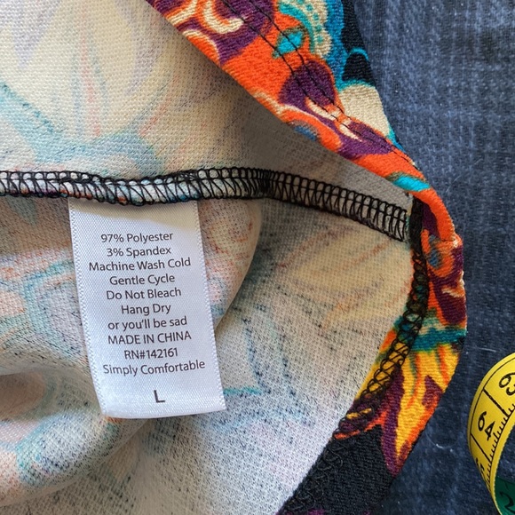 LulaRoe Azure skirt size Large - Picture 5 of 5